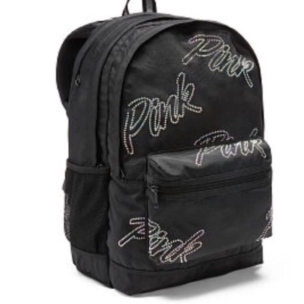 Pink rhinestone bling backpack NWT